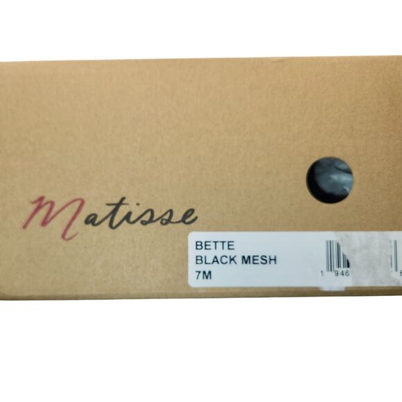 MATISSE Bette‎ Pump Black Mule Clear Kitten Heel Women sz. 7M NEW-IN-BOX $118 - Picture 6 of 6